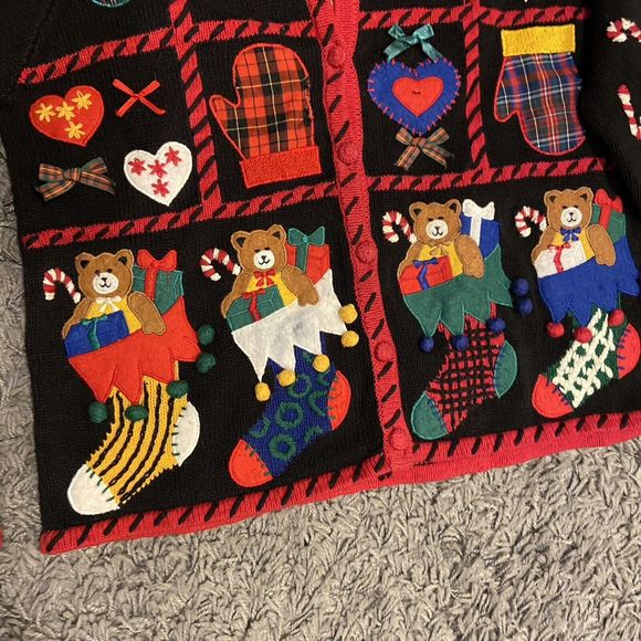 Designers Original Studio Christmas Sweater Size S - Picture 3 of 15